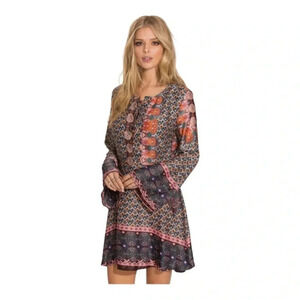 Urban Outfitters Glamorous Patchwork‎ Floral Dress